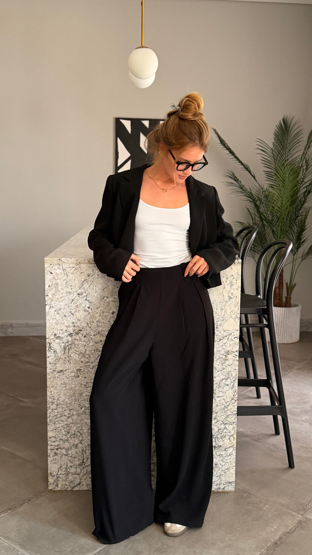 Cropped blazer