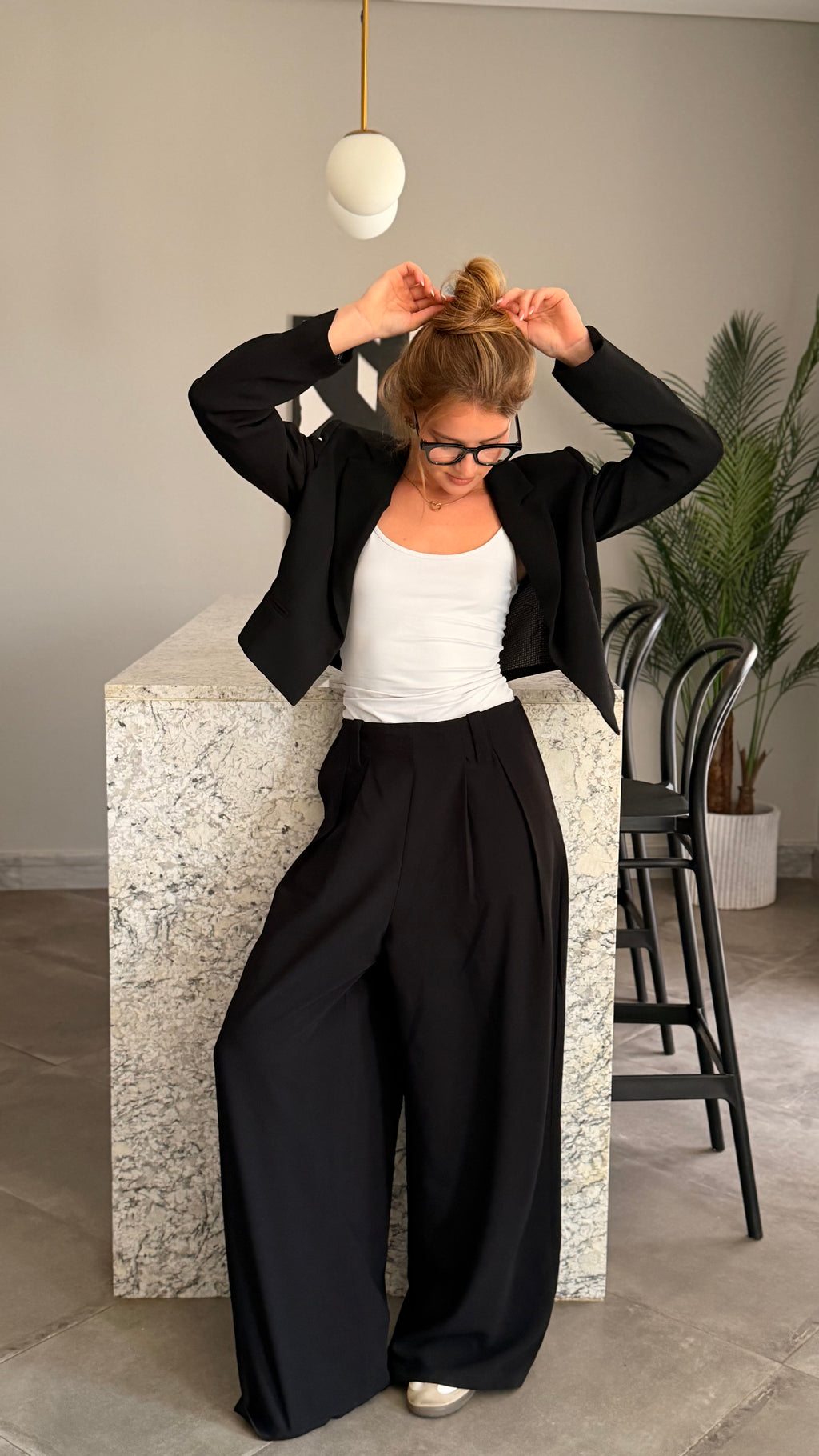 Cropped blazer