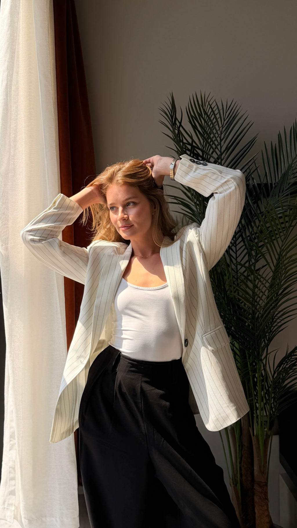 Striped blazer