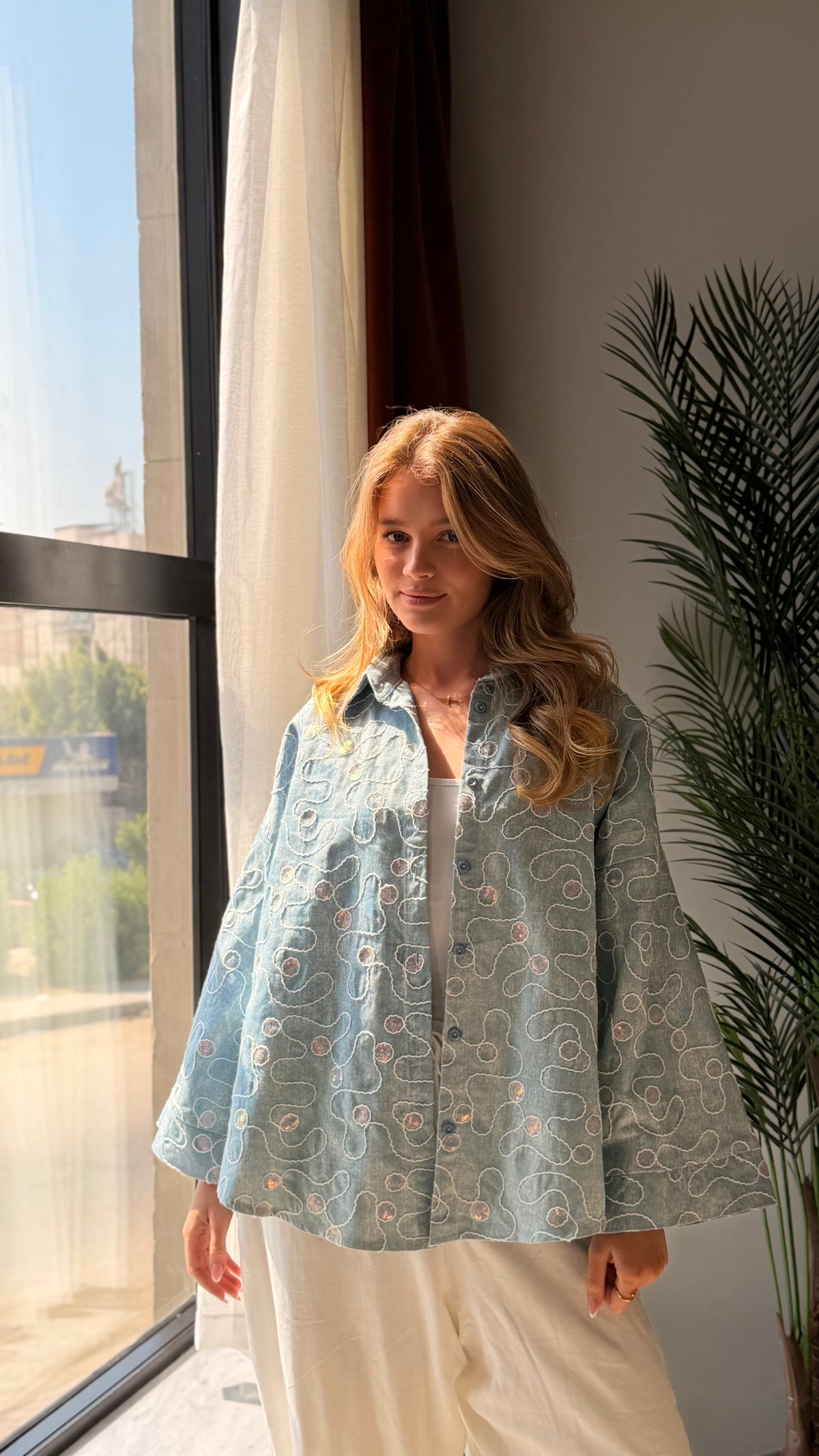 Starfall Oversized Denim Jacket